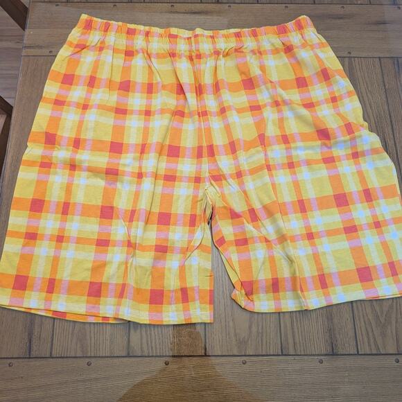 COZEE CORNER WOMENS LARGE 2 PC PAJAMA SET SHORT SLEEVE Yellow Size 3XL - Picture 5 of 8